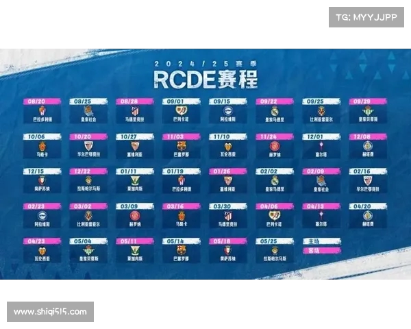 2025赛季西甲联赛全程赛程安排及重点赛事一览